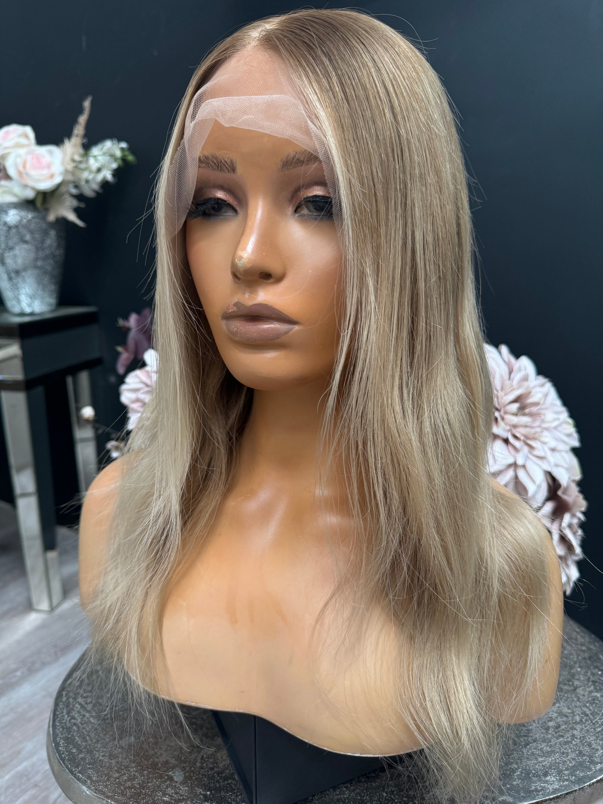 Sale Wig 549– Natural Looking Human Hair Wig - Nuolawigs