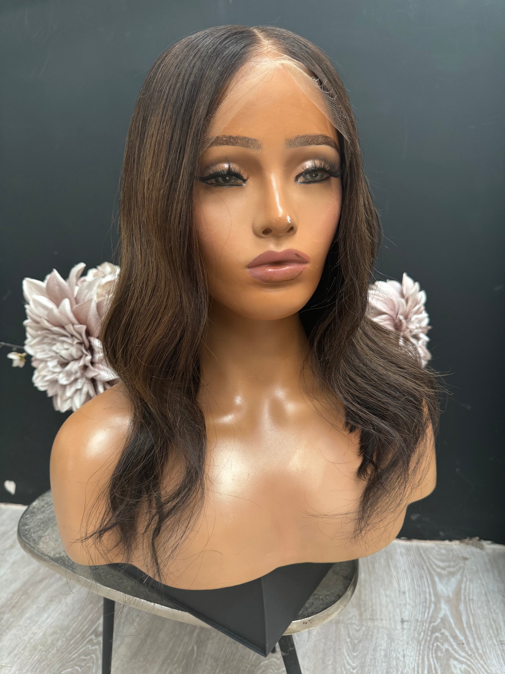 Sale Wig 528 – Natural Looking Human Hair Wig (Copy) - Nuolawigs