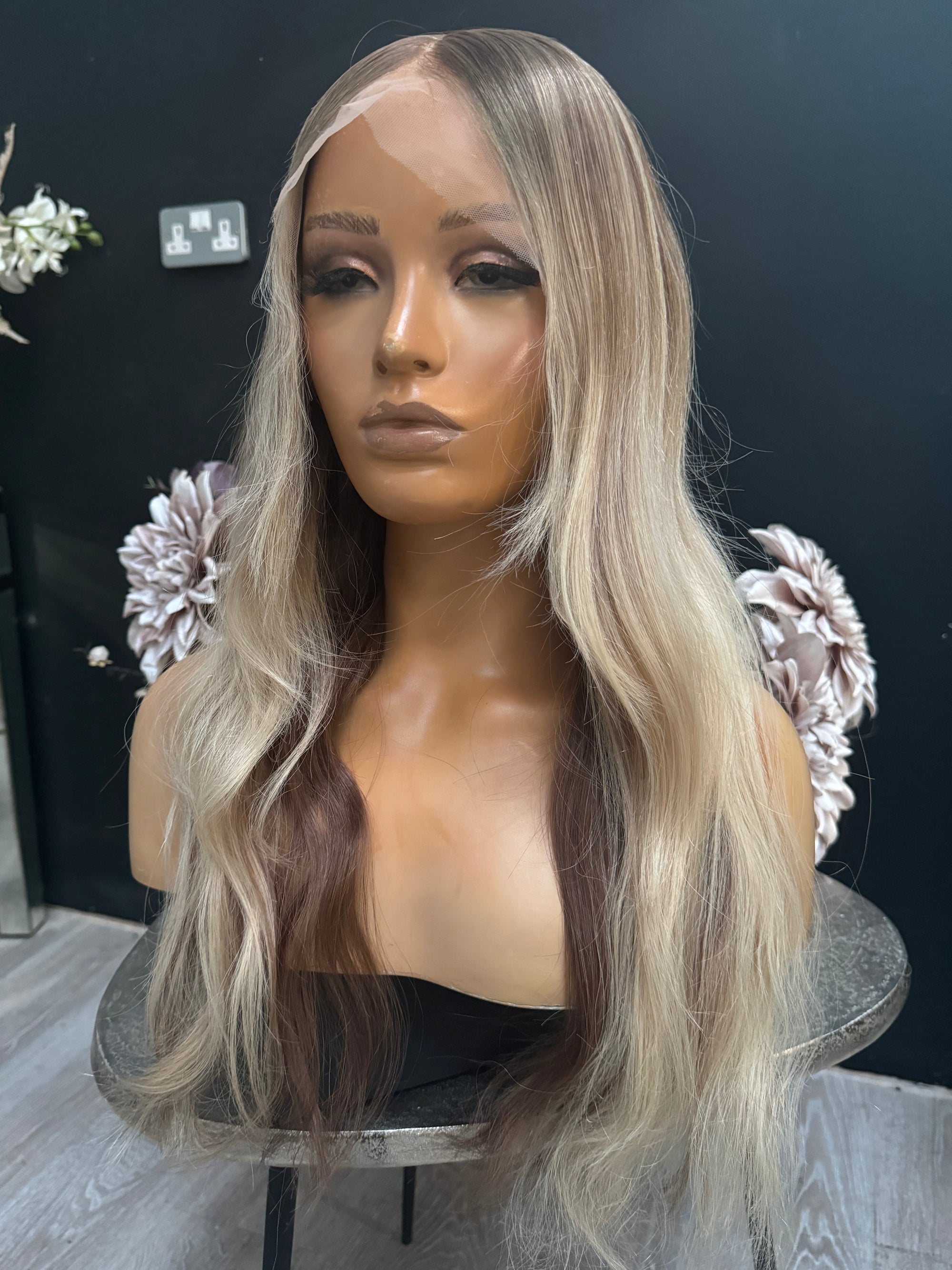Sale Wig 566 – Natural Looking Human Hair Wig - Nuolawigs
