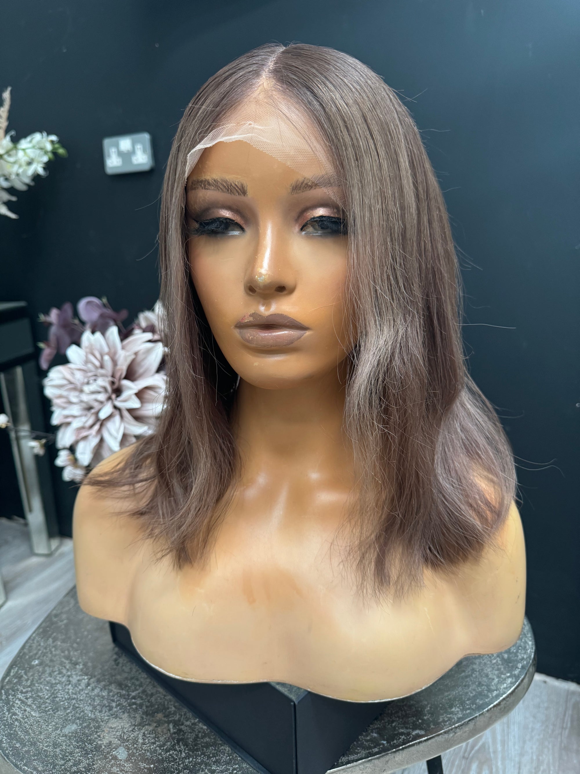 Sale Wig 551– Natural Looking Human Hair Wig - Nuolawigs