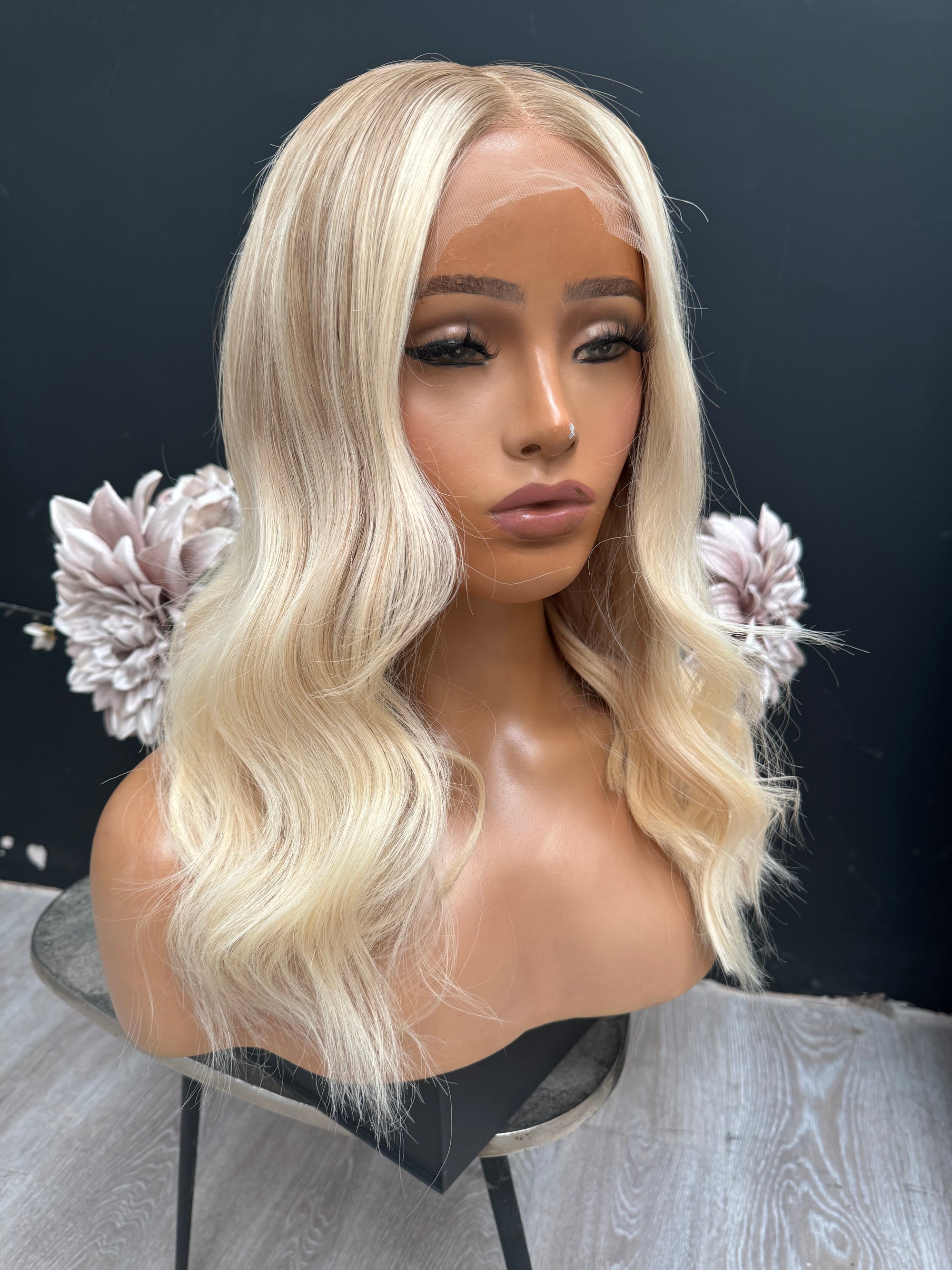 Sale Wig 681– Natural Looking Human Hair Wig - Nuolawigs