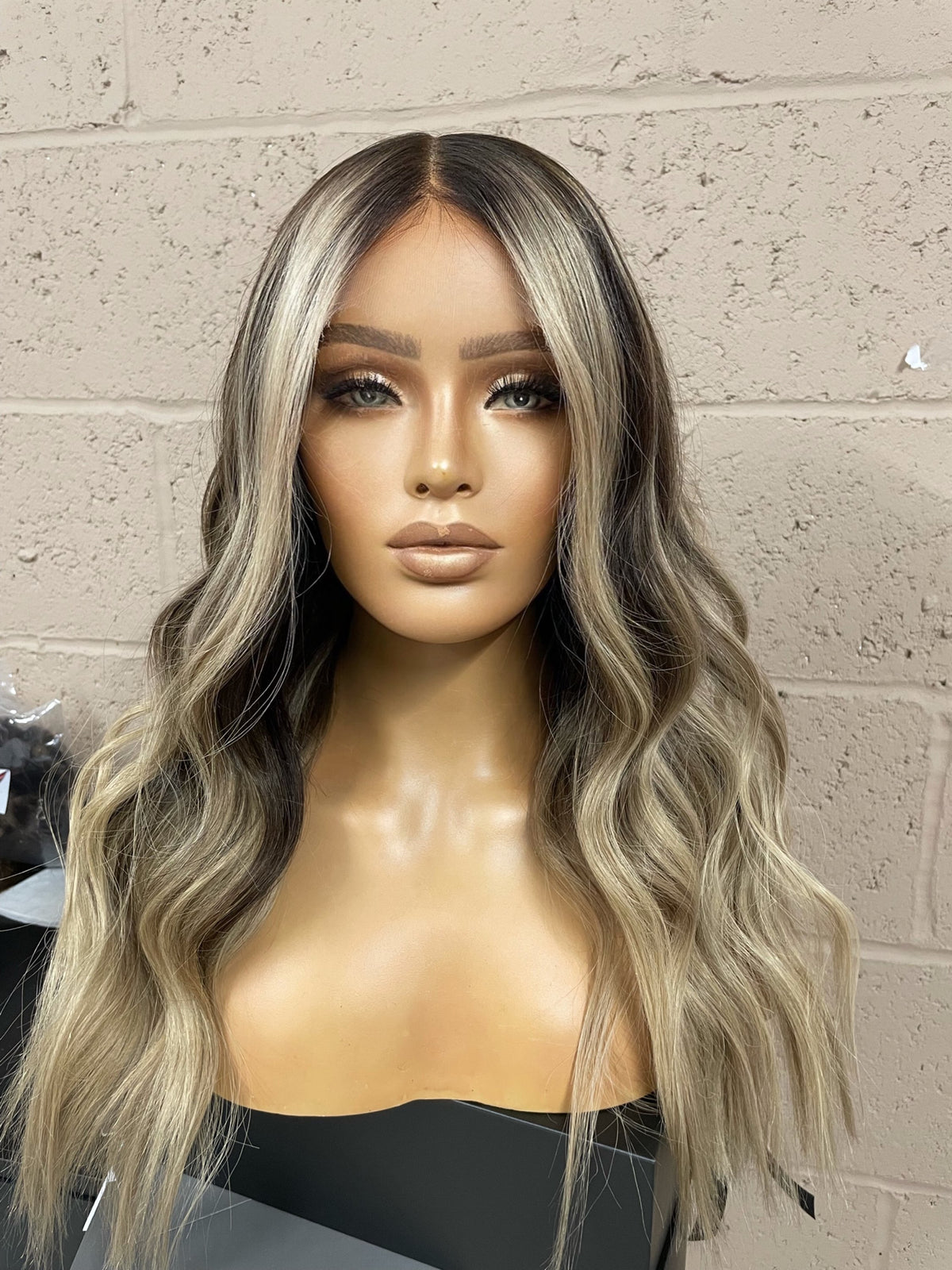 Celeste  Balayage brown to blonde human hair wig- Nuolawigs-UK
