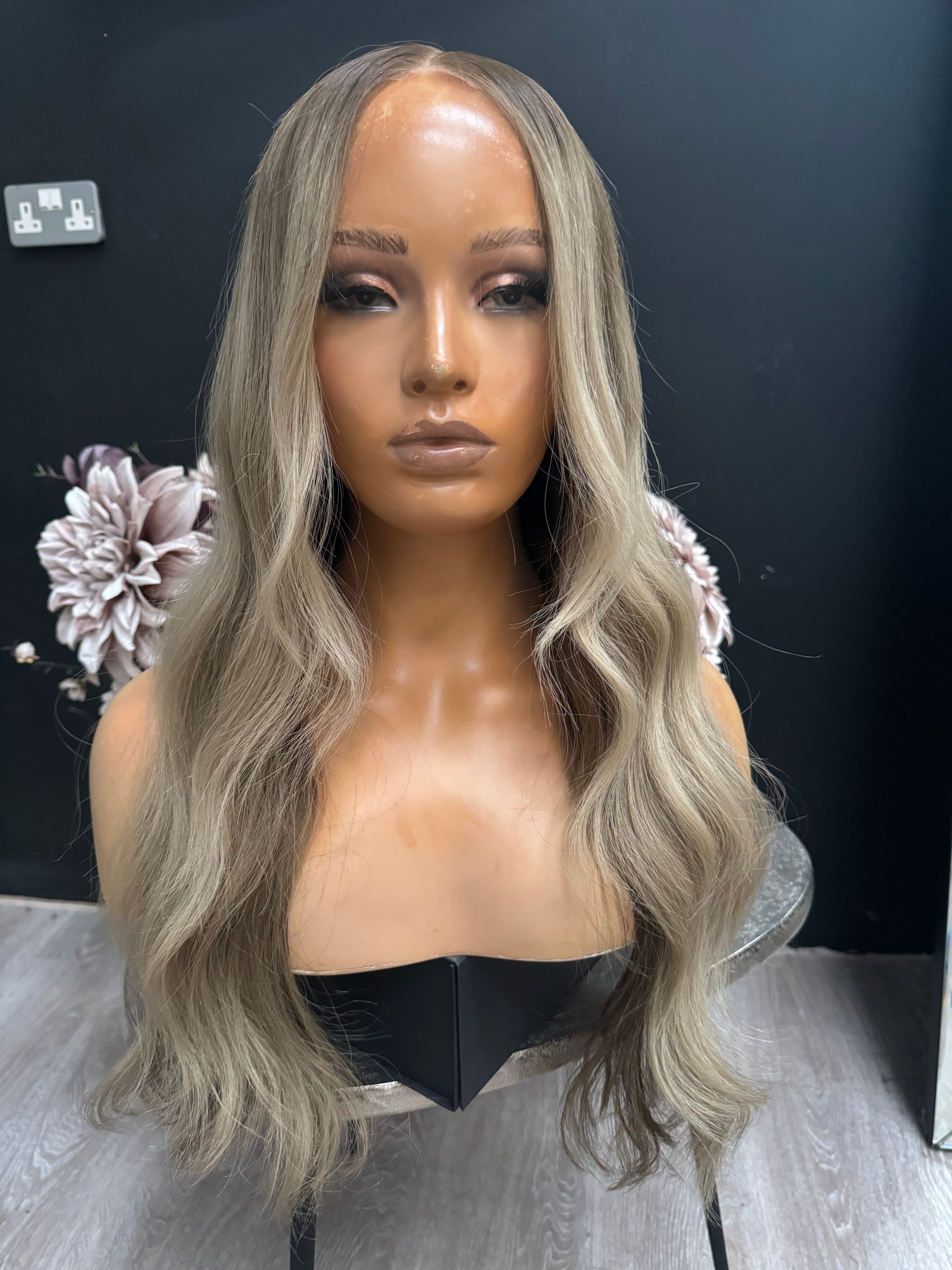 Sale Wig 563– Natural Looking Human Hair Wig - Nuolawigs