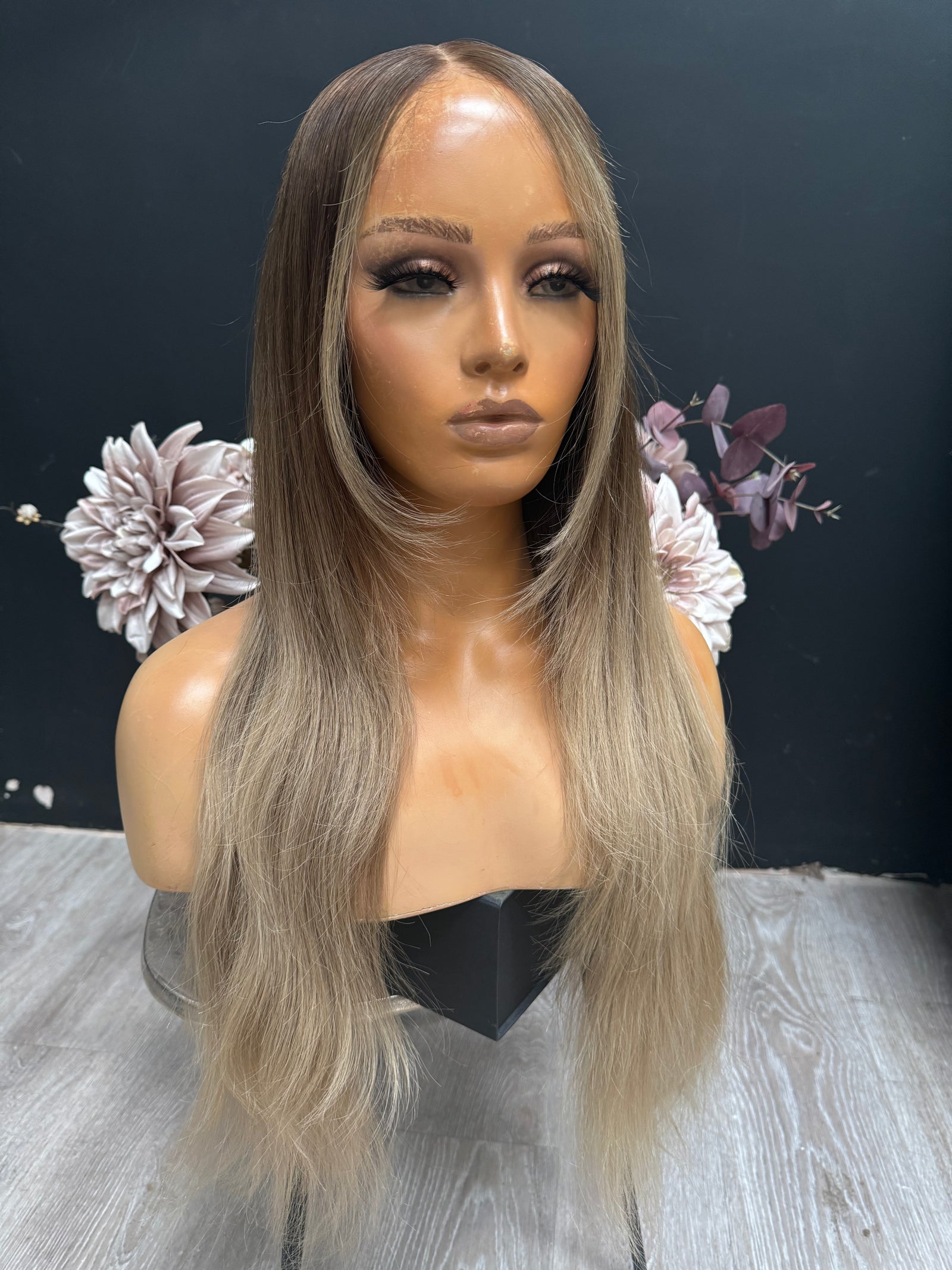 Sale Wig 586– Natural Looking Human Hair Wig - Nuolawigs