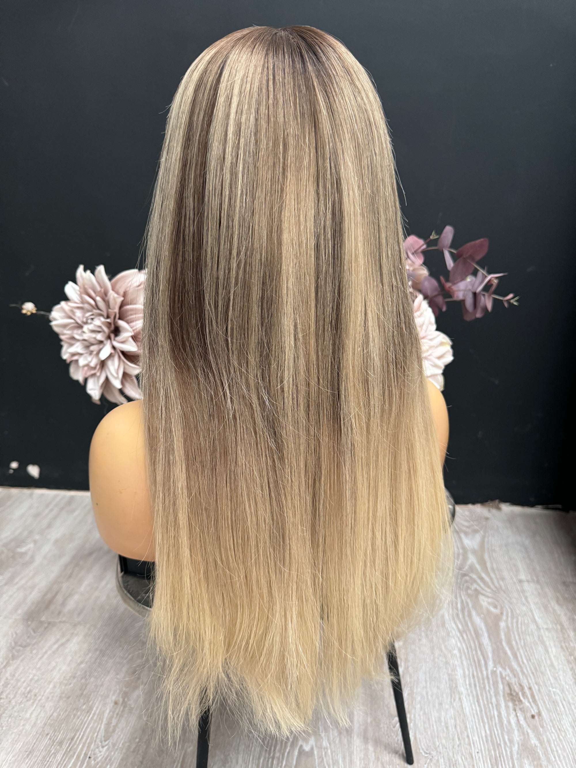 Sale Wig 596 – Natural Looking Human Hair Wig - Nuolawigs