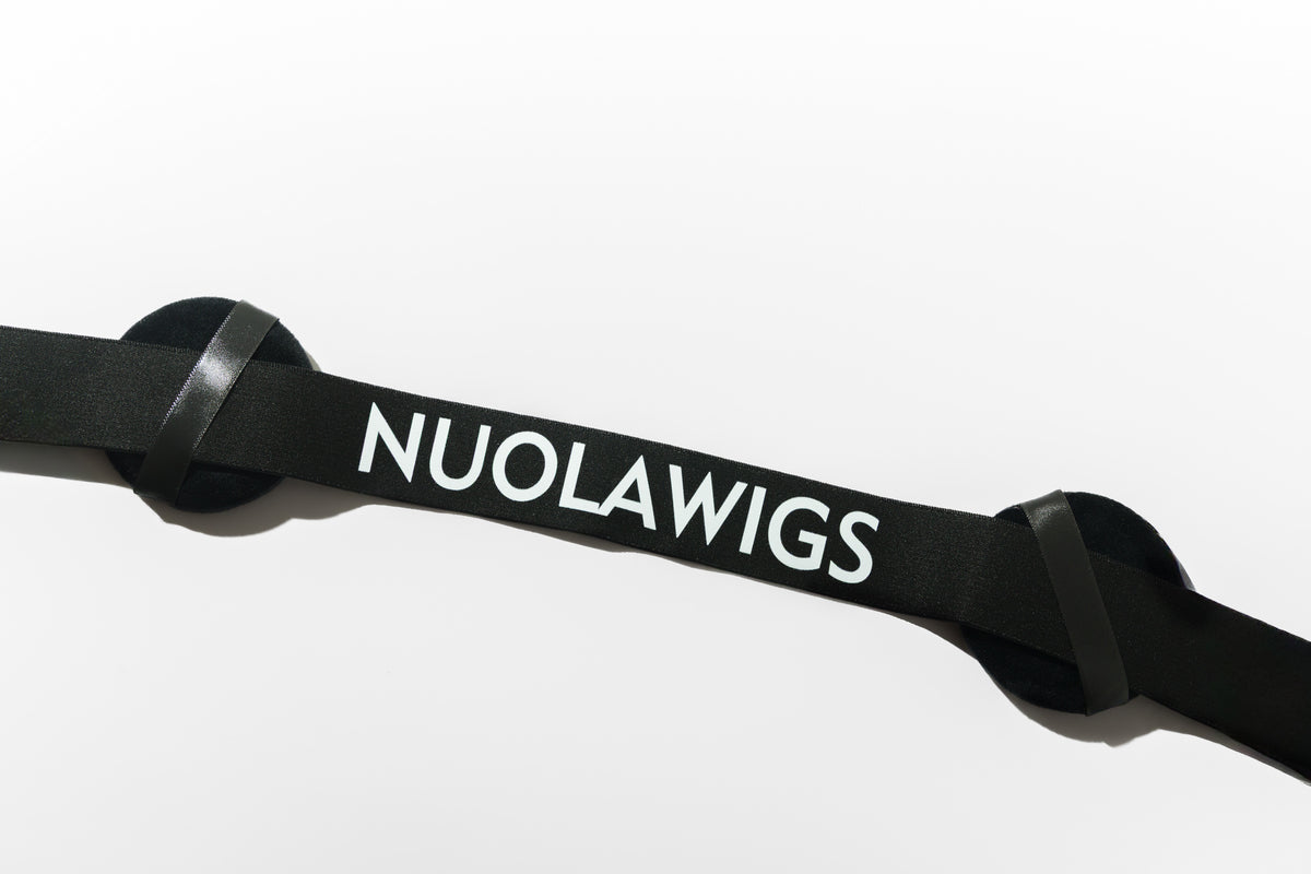 Adjustable lace melting band securing wig lace for seamless natural hairline finish – Nuola Wigs.