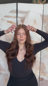 Amber Mocha HD Lace Wig – 100% Human Hair, Natural Hairline